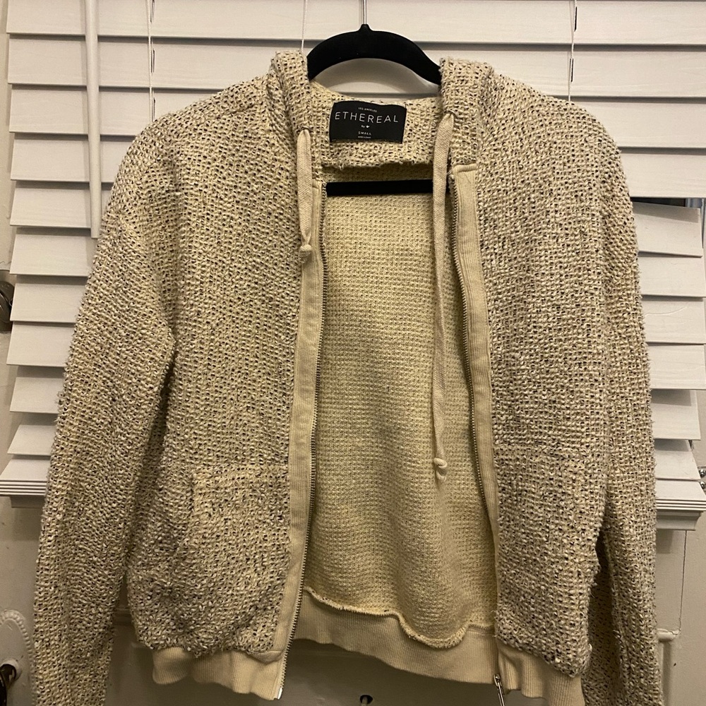 BOHO ZIP UP HOODED JACKET